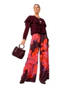Caroline Biss - LOOSE TOP WITH FLOUNCE EFFECT plum