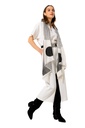 Caroline Biss - Scarf black white minimalist multi
