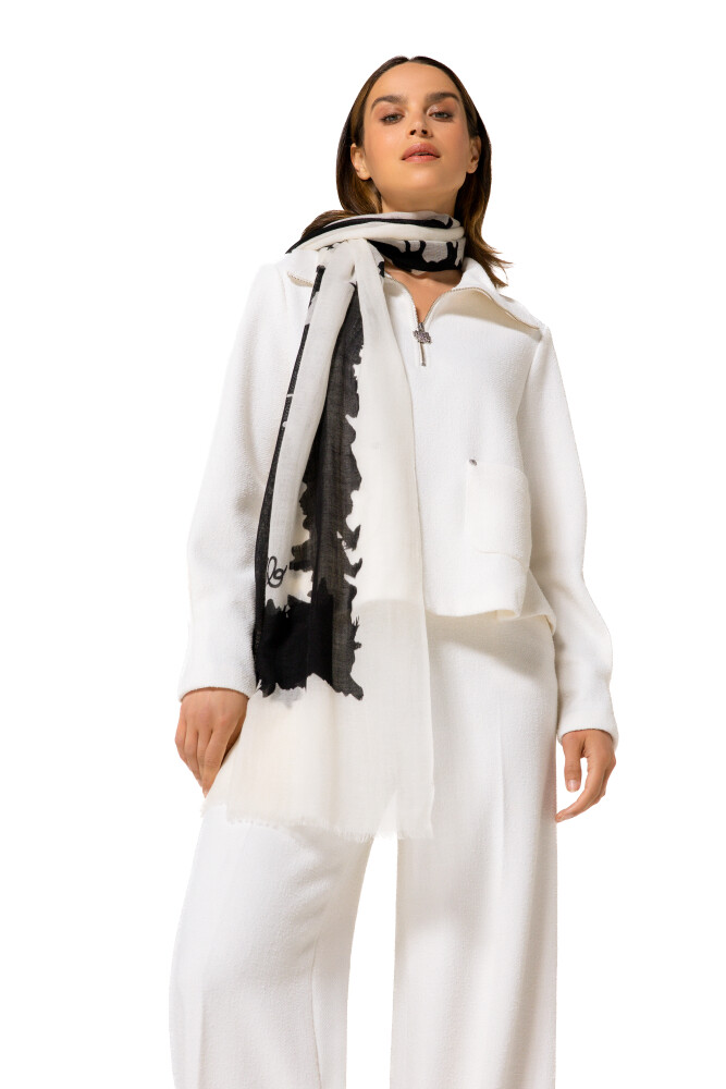 Caroline Biss - Scarf black white multi color