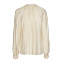 Caroline Biss - Tunika STRAIGHT FLOWY BLOUSE WITH FLOUNCE EFFECT cream