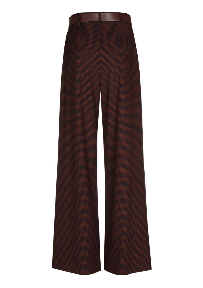 Caroline Biss - WIDE CITY-LOOK PANTS, HIGH WAIST multi color