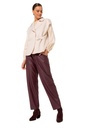 Caroline Biss - Weste STRAIGHT-FIT SHORT BODY WARMER WITH ASYMMETRICAL FASTENING cream 