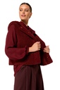 Caroline Biss - Weste TEDDY BODY WARMER WITH HOOD burgandy 