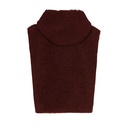 Caroline Biss - Weste TEDDY BODY WARMER WITH HOOD burgandy 