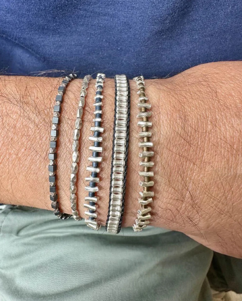 LeJu - Bracelet Silver Men Silver