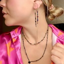 Leju - Earrings Glass Beads 