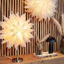 Mea Living - Stella-Dalia, Pergamentpapier weiß 60 cm