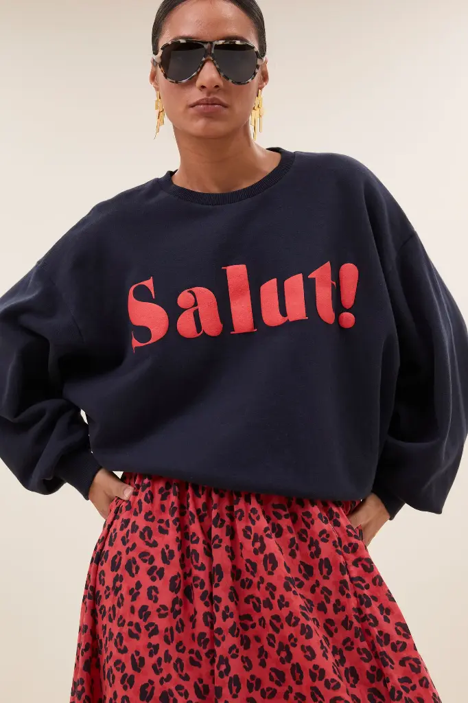 By Bar - Bibi Salut Sweater - 856 midnight