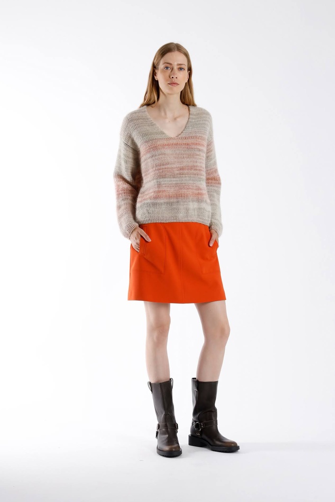 Julia June - Pullover PATINA - multi orange