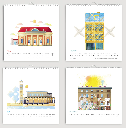 Luckycatstudio - Kalender 2026 klein Potsdam