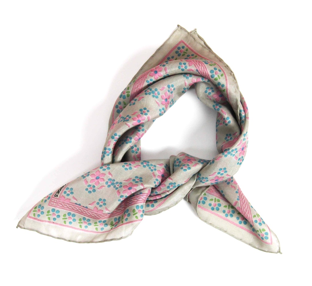 Les Belles Vagabondes - Seidentuch Mini Natasha Rose Fuchsia