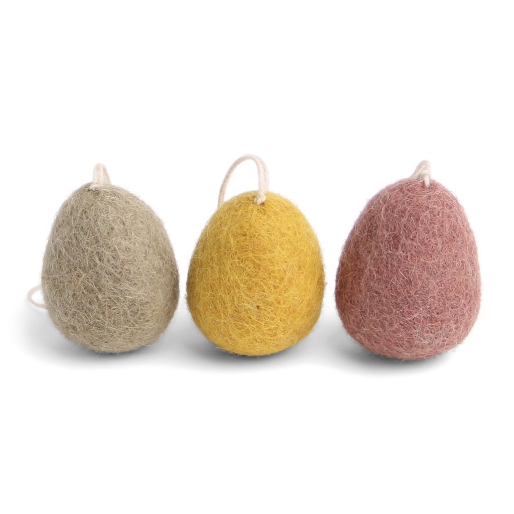 Gry & Sif - Eggs - Burnt Colors - Set of 3