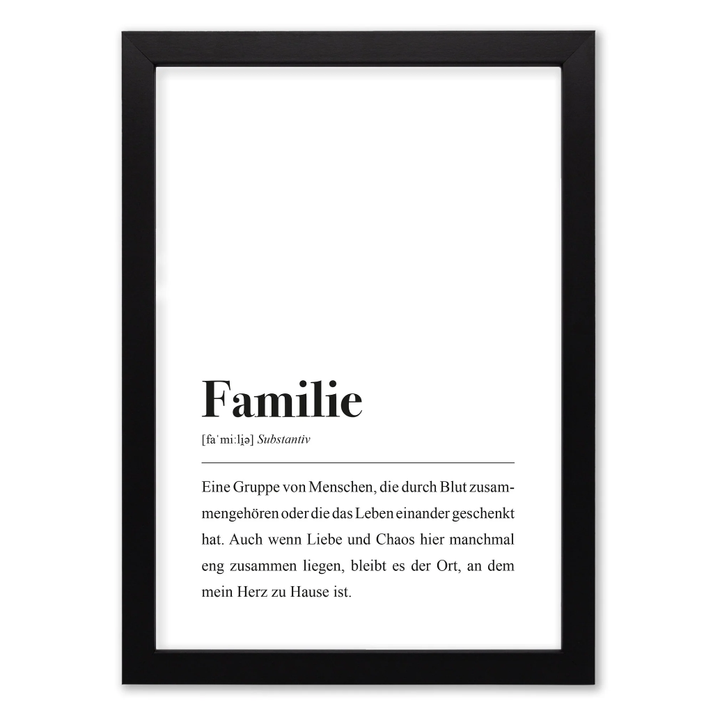 Aemmi - Familie A4 - gerahmt