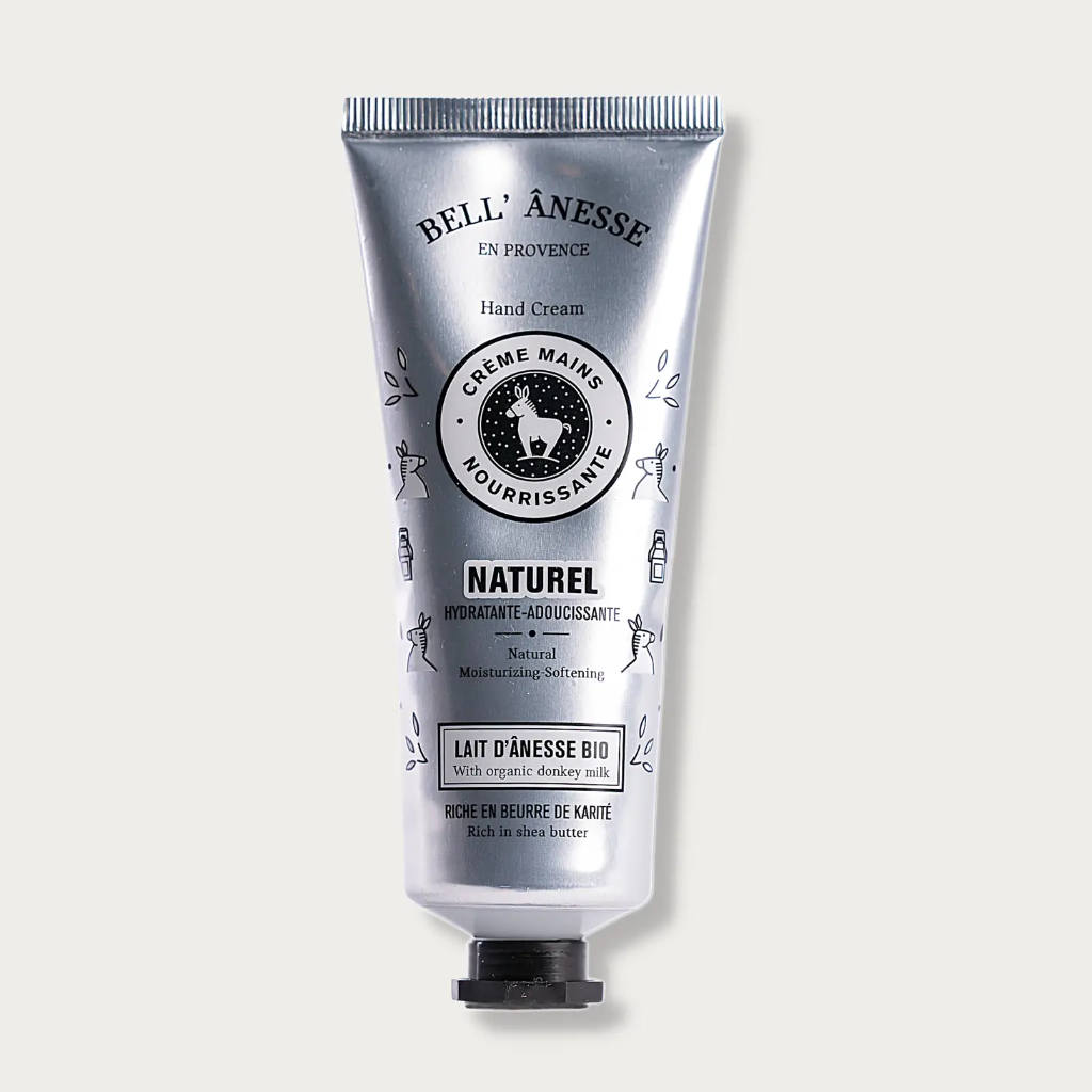 Bell' Anesse - Handcreme Lait D’Anesse Naturel - Eselsmilch - 75ml (silberne Verpackung)