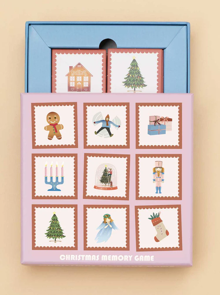 Vissevasse - CHRISTMAS MEMORY GAME - 15x15 cm