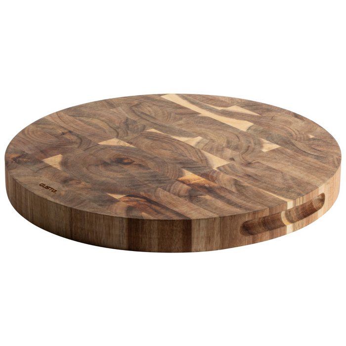 Gusta - Massives Schneidebrett Holz Akazia 30cm