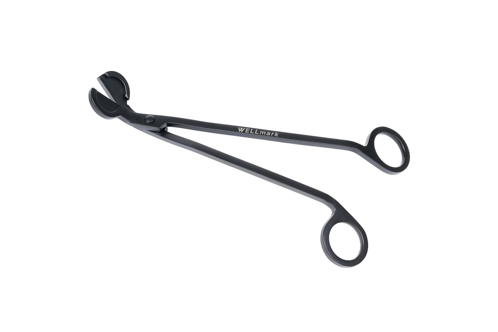 Wellmark - wicktrimmer / dochtschneider schwarz Metall 