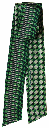 Les Belles Vagabondes - Seidenschal Bandeau Berlingot Vert Green