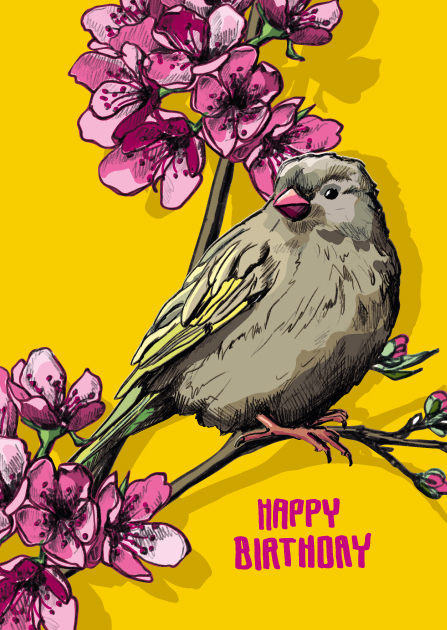 Nobis Design - Postkarte - illi - SOFI happy birthday