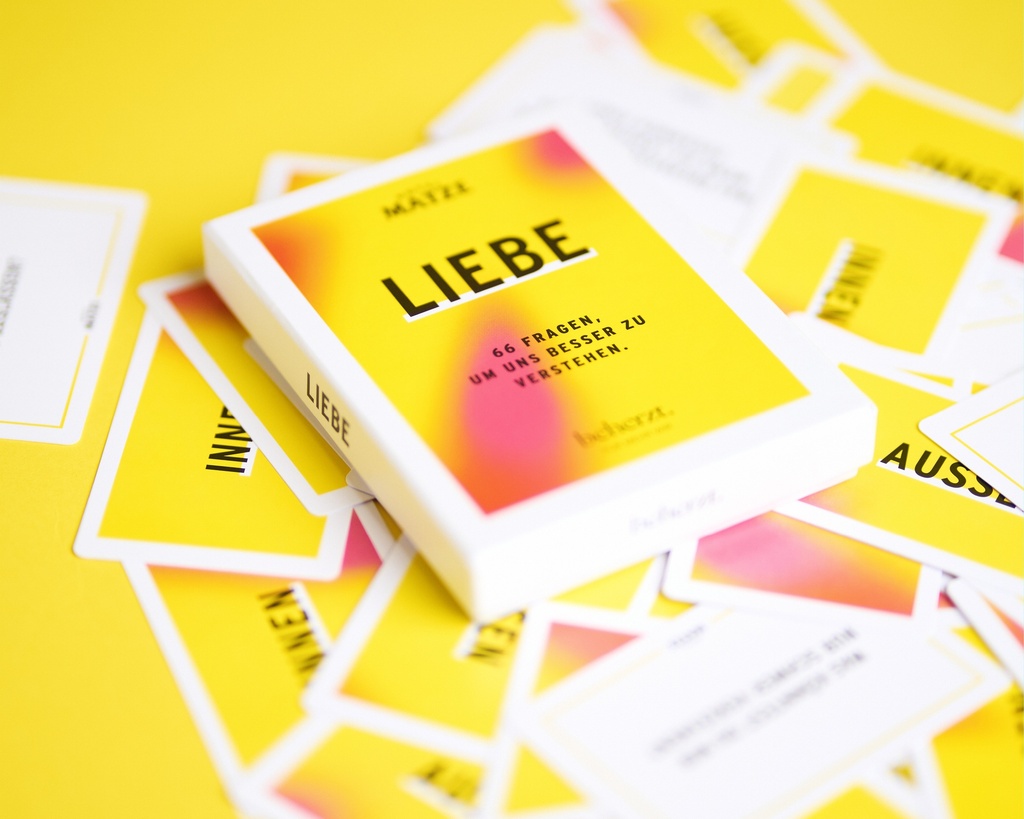 Beherzt x Hotel Matze - LIEBE - Kommunikationsspiel / Kartenspiel