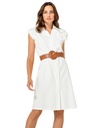 Caroline Biss - Kleid Straight fitting stretch dress white