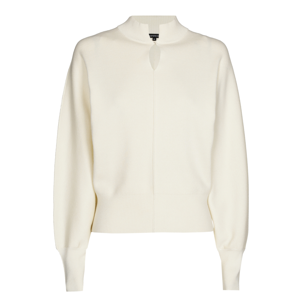 Caroline Biss - COMFORTABLE STRETCH PULLOVER - Winter White