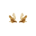 Lisa Kroeber Jewellery Art - Earrings Birds Small - Yellow Gold