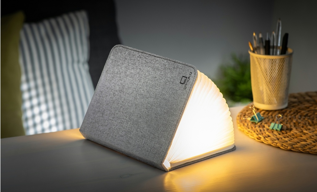 Gingko Design - Large Smart Book Light Linen Fabric