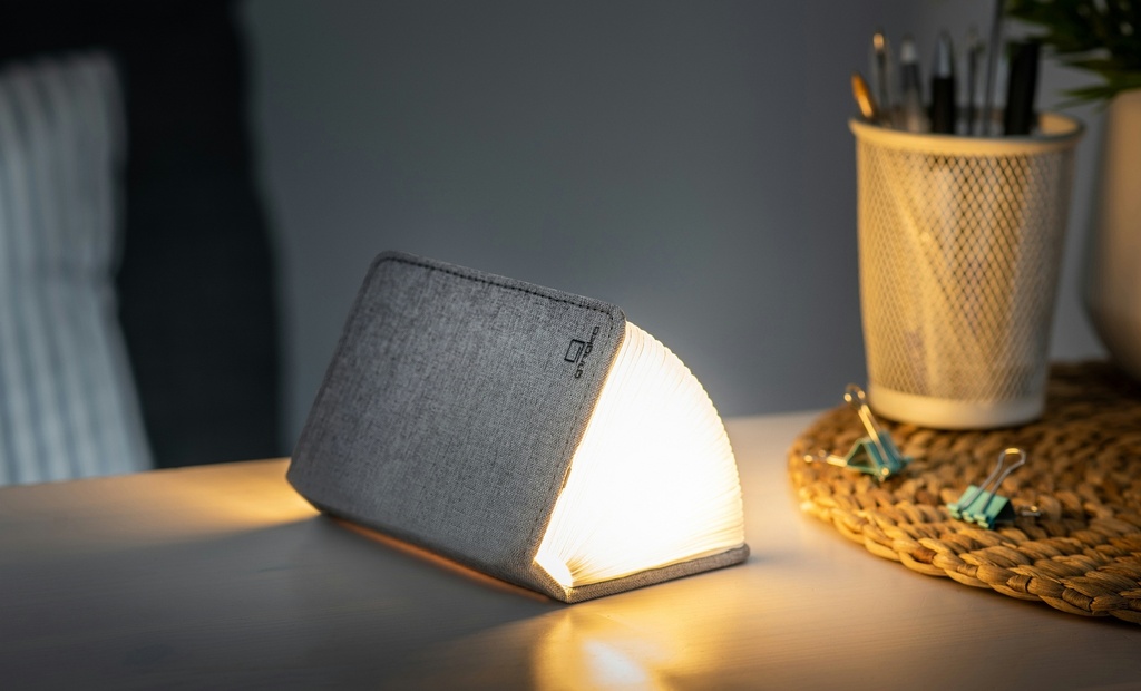 Gingko Design - Mini Smart Book Light Linen Fabric