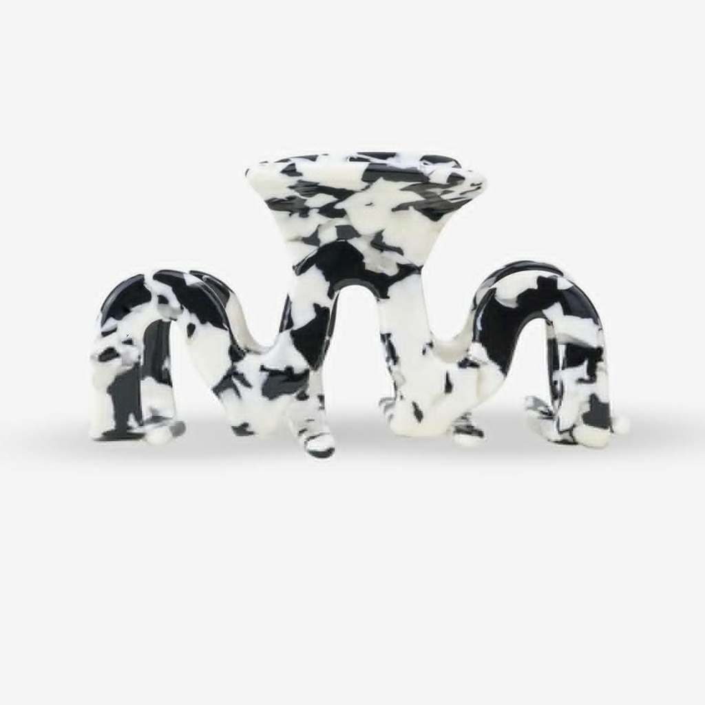 Sasstie - Haarspange - Grand Wave Black Marble