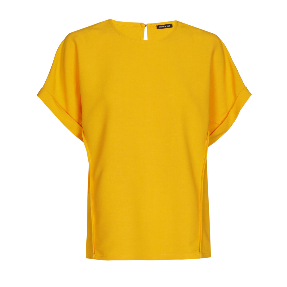 Caroline Biss - SHORT STRAIGHT TOP - Safran