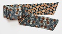Les Belles Vagabondes - Seidenschal Bandeau Laos Orange