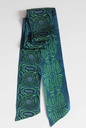 Les Belles Vagabondes - Seidenschal Bandeau Camelia Vert Green