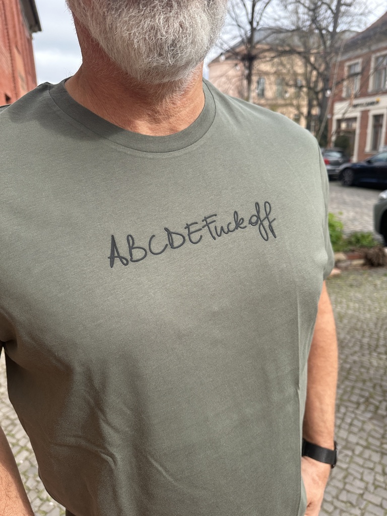 Moe - Unisex T-Shirt ABCDEFuckoff - olive