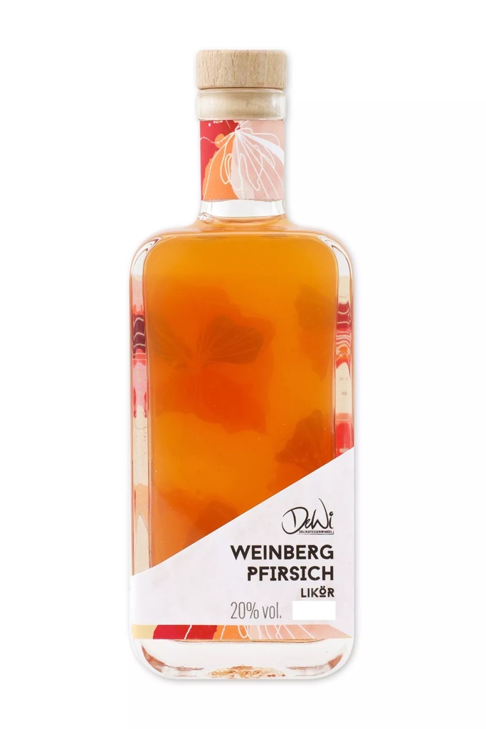 DeWi - Roter Weinbergpfirsich Likör - 20% vol. 200ml