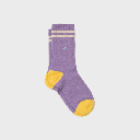 Billybelt - Retro Socken aus gekämmter Baumwolle violett - Gr. 41-46
