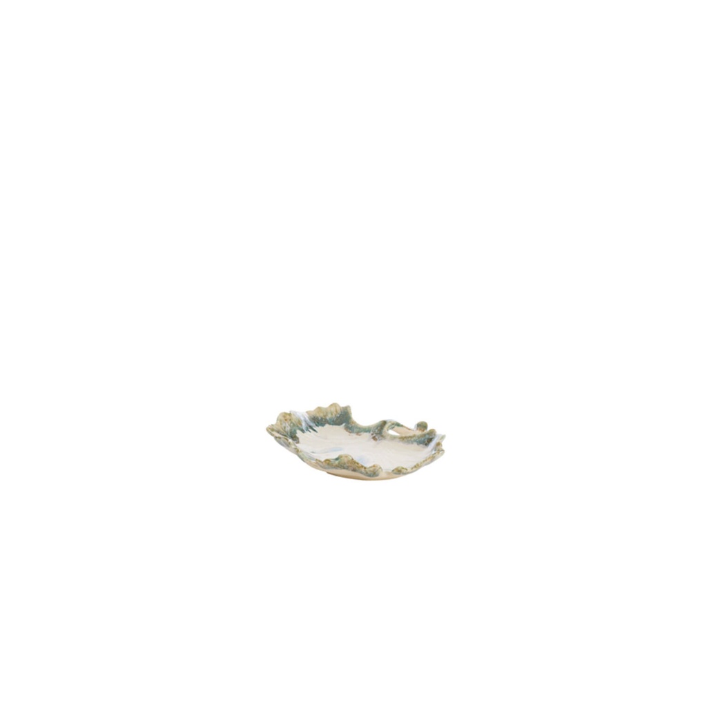 Light & Living - Schale Rediu creme / olive 16x16x3cm