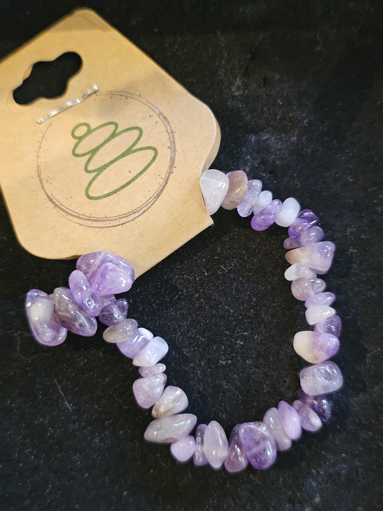 Armband Steinchen Amethyst