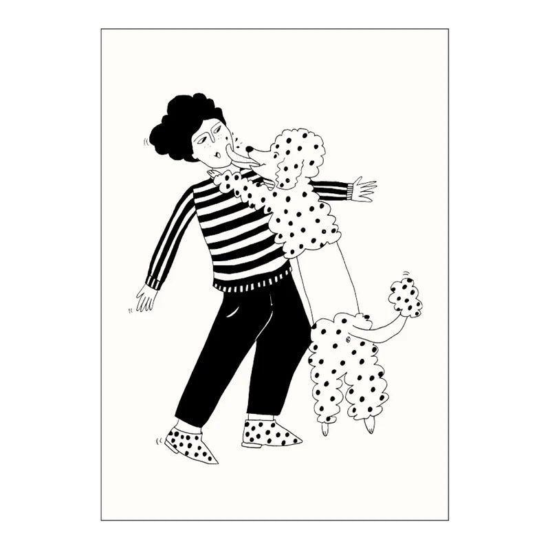 Helen B - Kunstdruck *poodle love* A4