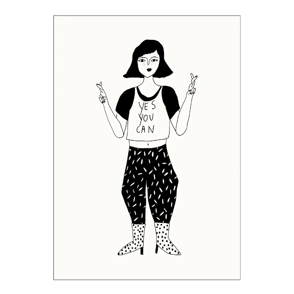 Helen B - Kunstdruck *yes you can* A4