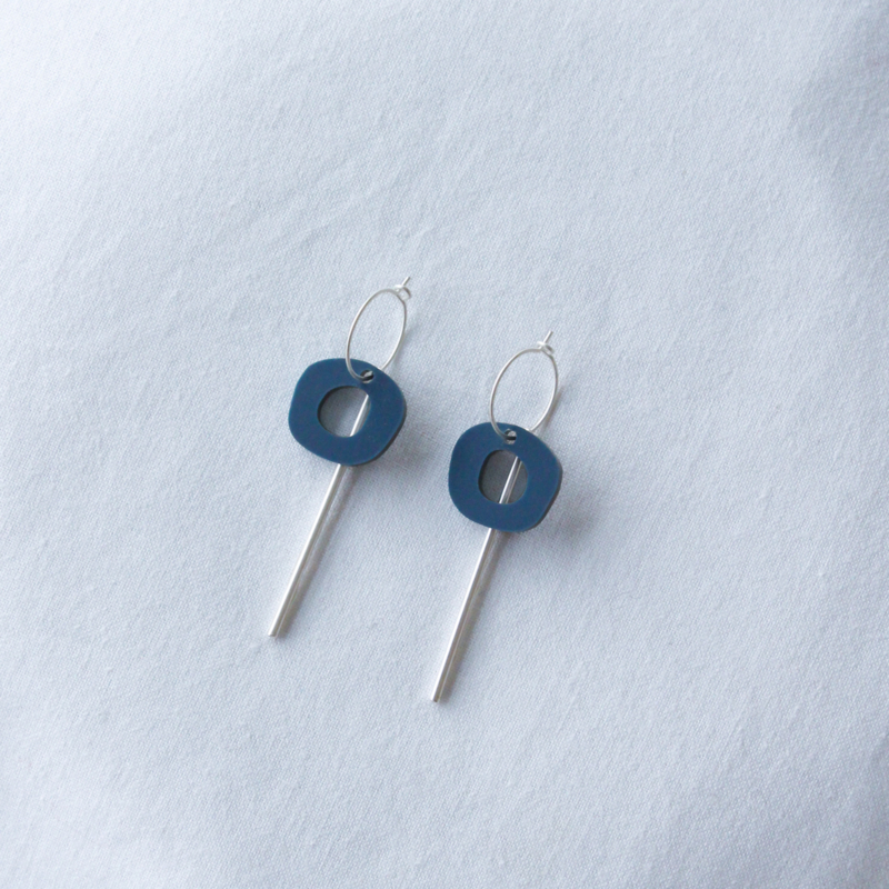 Studio Nok Nok - Ohrringe Silver Haze 08