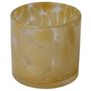 Home Delight - Windlicht Teelichthalter Stef gelb 8,5cm