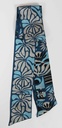 Les Belles Vagabondes - Seidenschal Bandeau Ylang Ylang Bleu Blue