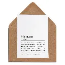 Aemmi - Klappkarte mit Umschlag - Ehemann