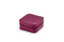 Schmuckbox | pflaume | silber | genarbt