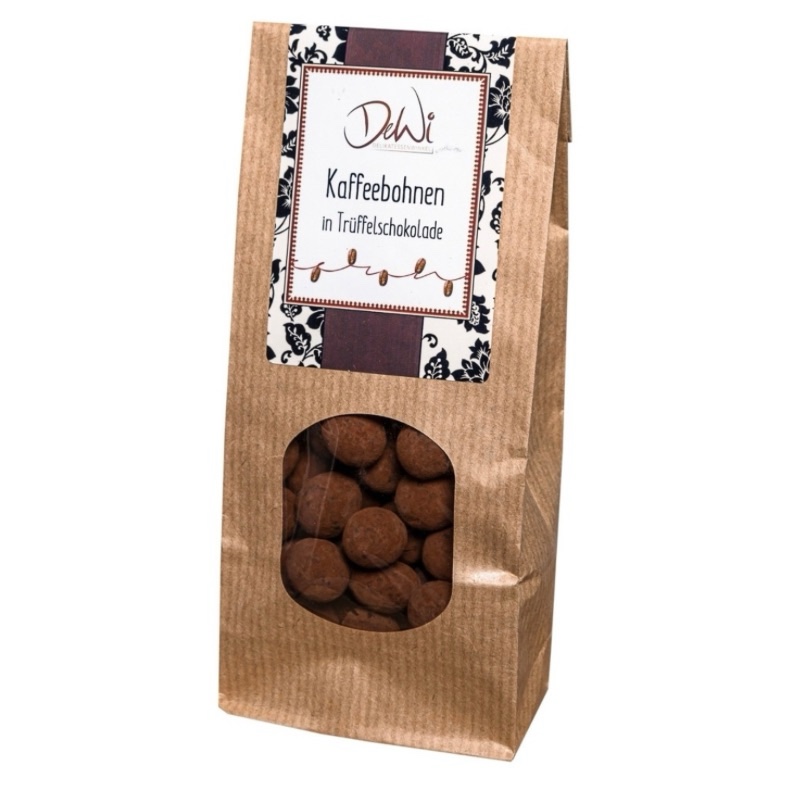 DeWi - Kaffeebohnen in Trüffelschokolade - 150g Tüte