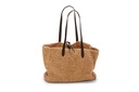 RONJA | Raffia | dunkelbraun | genarbt