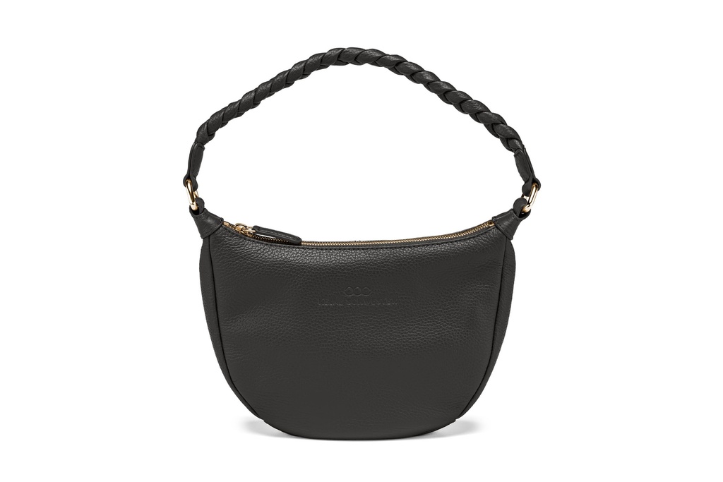 MINI EBBA | schwarz | gold | genarbt