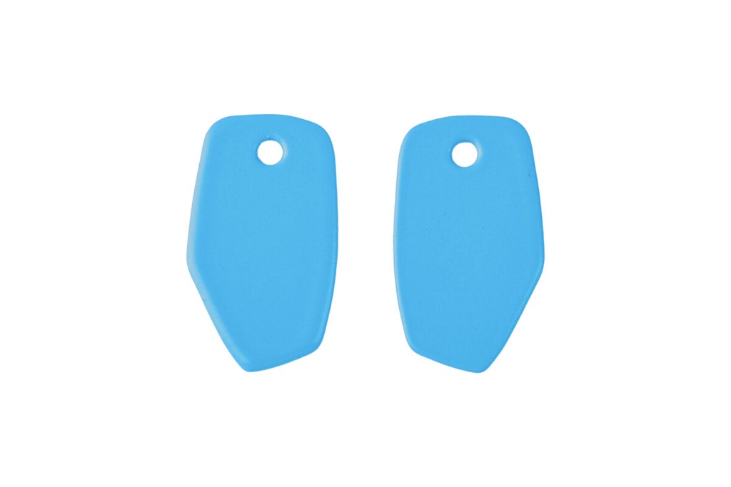 Lisa Kroeber Jewellery Art - Earrings Mix&Match PLATES, Light Blue