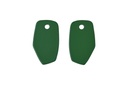 Lisa Kroeber Jewellery Art - Earrings Mix&Match PLATES, Moss Green